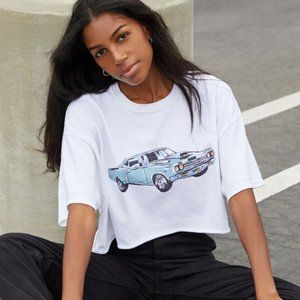 John Galt Car Cropped T-Shirt
